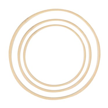 Craft County Assorted Metal Hoops Rings for Dream Catcher - 5 Pieces (2 ...