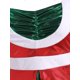 thumbnail image 3 of Tamaño más brillante de la Navidad Colorblock camiseta Rosegal Mangas largas de talla grande, 3 of 5