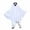 A, variant on SILVERCELL Halloween Family Matching Costum White Ghost Poncho Cloak Themed Party Spooky Ghostly Cosplay Cloak For Kids/Adults