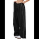 thumbnail image 3 of Pantalones de Paracaídas para Mujer, Pantalones Holgados de Pierna , Pantalones Deportivos con Cintura Elástica Y2K, Pantalones Deportivos, Ropa de Calle Negro L, 3 of 6
