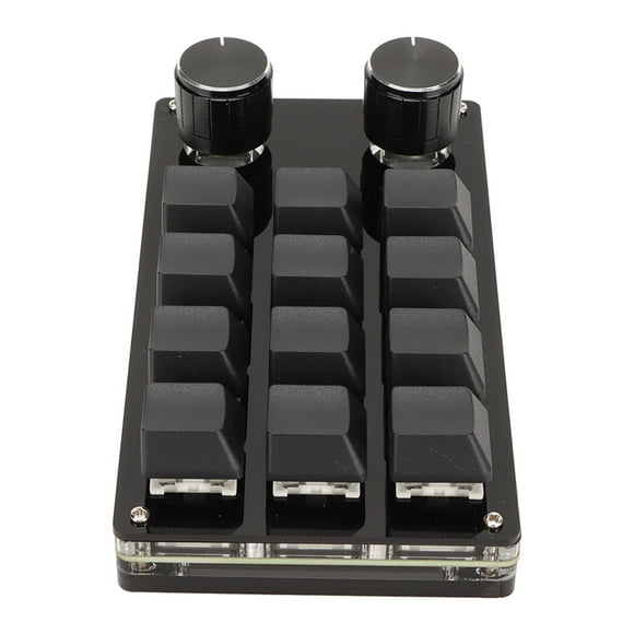 Gaming Keypad, 12 Keys Mini Keypad Blue Switch Programmable  for Office