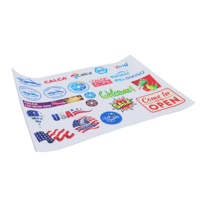 Printing stickers and decals using UV-DTF (width 28 cm)