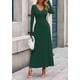 thumbnail image 2 of Vestido Suéter para Mujer PRETTYGARDEN Verde Oscuro XL, 2 of 8