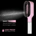 thumbnail image 4 of 2-in-1 Detangler Hair Brush, With Built-In Mister Spray, Wet & Dry Detangling Brush for Curly, Wavy & Straight Hair | No-Tangle Anti-Frizz Hair Care Brush,Water Reservoir 50ml. (Pink), 4 of 4