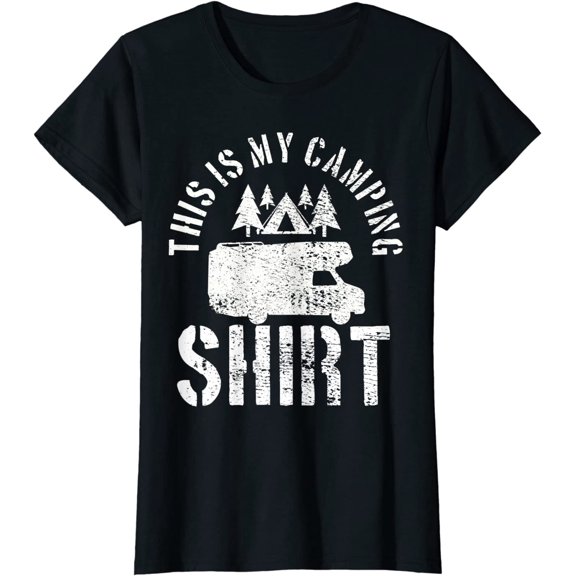 Trip Tops Camping Trailer Camper Van Mobile Home Caravan Motorhome Casual T-Shirt