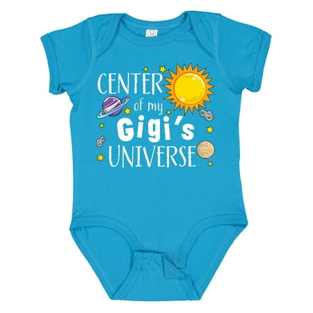

Inktastic Center of My Gigi s Universe Gift Baby Boy or Baby Girl Bodysuit