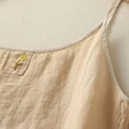 thumbnail image 7 of Garbnen Linen Tank Top Women Spaghetti Strap Sleeveless Womens Camisole Summer Beach Vacation Crew Neck Women Tunics, 7 of 7