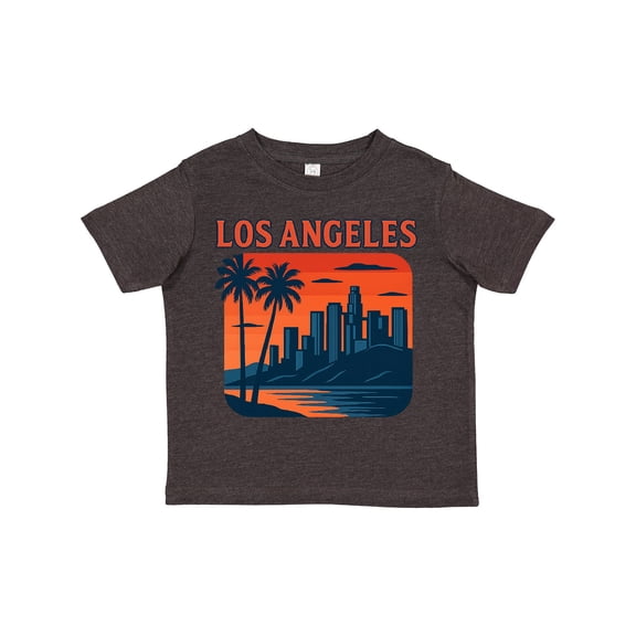 Inktastic Los Angeles Palm Trees Sunset Boys or Girls Toddler T-Shirt