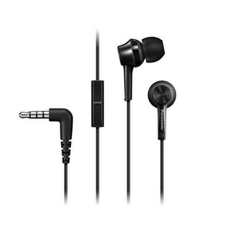 UPC: 0885170336773 | Panasonic RP-TCM115-K Canal-In-Ear Headphones with Mic  Black