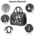thumbnail image 4 of Lunch Bag Lunch Box for Women Reusable Insulated Lunch Bags,Water-Resistant Gothic Cooler Lunch Tote Bag, Large Capacity for Work Travel Picnic, 4 of 6