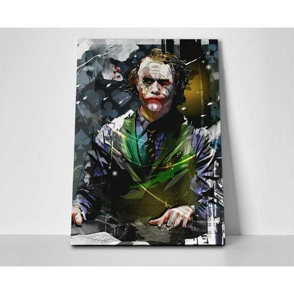 The Joker Art Poster or Wrapped Canvas