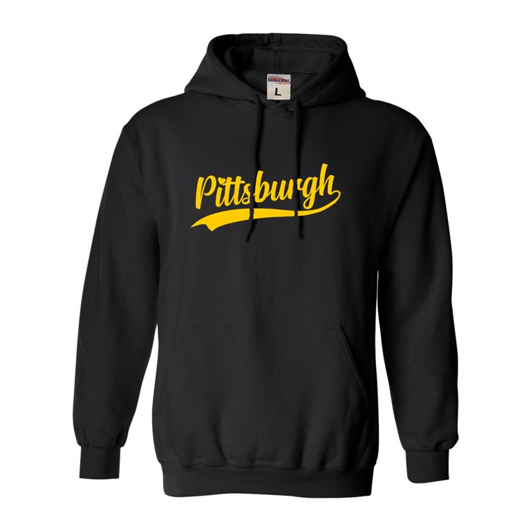 Go All Out City Of Pittsburgh Pennsylvania Pride Fashion Script Sweatshirt  Hoodie Mens/Women 