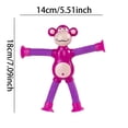 thumbnail image 2 of Stretchy Suction Cup Monkey Toy Versatile Shape Shifting Tube Glow In The Dark Stress Reliever & Unique Decompression Gadget Male, 2 of 6