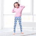 thumbnail image 5 of joogoo Girls' Leggings Skeleton Skull Head Yoga Pants 7-8T, 5 of 8