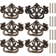 thumbnail image 1 of Paquete de 6 tiradores para cajones de cómoda, tiradores vintage de 4 pulgadas para armarios, pomos para armarios, tiradores estilo shabby chic, 1 of 5
