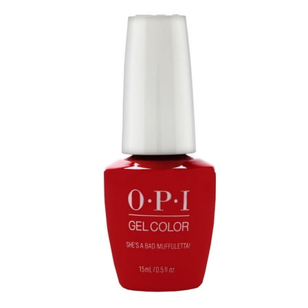 OPI GelColor Gel Nail Polish, She's a Bad Muffuletta, 0.5 Fl Oz