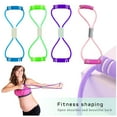 thumbnail image 4 of Stretch Band Rope Latex Rubber Arm Resistance Fitness Exercise Gym- Pilates, 4 of 7
