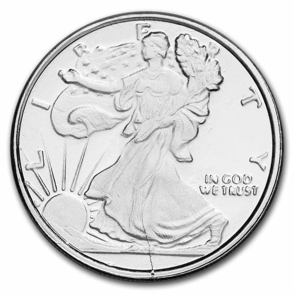 1/10 oz Silver Round - Walking Liberty