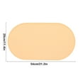 thumbnail image 3 of 21.25x11.41in Large Silicone Pet Feeding Mat Raised Edges Non-Slip Bowl Mat(Beige), 3 of 6