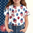 thumbnail image 6 of FamilyThread Kids Fourth of July Shirt for Boys Girls Red White and Blue Shirt America Flag Short Sleeve Patriotic American Flag Kids Clothing, 6 of 6