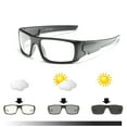 thumbnail image 3 of Sports Bifocal Reading Glasses Men Women Outdoor Photochromic Multifocal Black Reading Sunglasses Near Far Magnifying Eyeglasses, 3 of 4