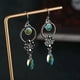 thumbnail image 2 of Mujeres Pendientes de estilo retro Pendiente de gota Piedra Piedra Piedra regalos Dangle Eardrop Jewelry Earhook Colgante Boda Cumpleaños Inevent AP004664-00, 2 of 7