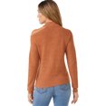 thumbnail image 3 of Sofia Jeans by Sofia Vergara Women's Cutout Cable Sweater, 3 of 6