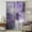 Purple, variant on Teal Grey Sheer Curtains 72 Inches Long, Modern Oil Painted Abstract Art Aesthetics Light Filering Curtains, Breathable Simi Curtain Privacy Drapes for Living Room Bedroom Window Treatment