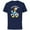 Navy, variant on Donald Duck Classic Vintage Retro Birthday Flex - Short Sleeve Cotton T-Shirt for Adults - Customized-Navy