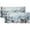 Pattern-5, variant on Winter Forest Deer Curtain Valance for Kitchen Wild Animal Elk Snowy Tree Rustic Farmhouse Rod Pocket Valances for Bedroom Living Room Dining Room 54 by 18 in, 2 Panel