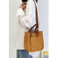 thumbnail image 2 of Kukuzhu Corduroy Crossbody Bag Women Casual Retro Tote Bag Large Top Handle Shoulder Bag Hobo Bag, 2 of 5