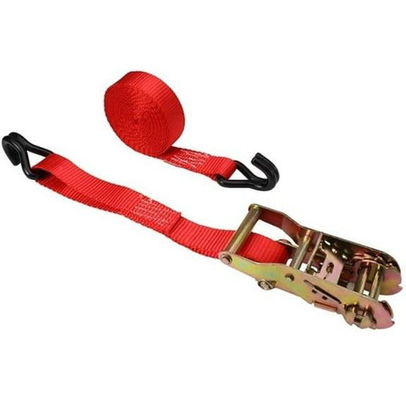 Ancra & S-Line 557-50-WHK Ratchet with Long Handle & J Hooks 2 x 50 ft.