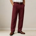 thumbnail image 2 of GuangCheng George Men Classic Fit Pleated Corduroy Pants Durable Soft Breathable Comfortable Dress Casual Trousers,Size:30, 2 of 5
