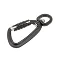 thumbnail image 4 of 2 Pieces Lock Climbing Carabiner Clips with Swiveled Key Chain Holder Hanger  and Heavy Duty, 4 of 7