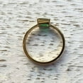 thumbnail image 4 of 925 Sterling Silver Emerald Engagement Ring, Emerald Ring, Cushion Cut Emerald Back To School Ring For Her, Antique Promise Ring, Minimalist Ring, 4 of 4