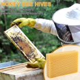 thumbnail image 4 of 30Pcs Honeycomb Foundation Bee Wax Foundation Sheets Paper Candlemaking Beeswax Flakes Beekeeping Tool, 4 of 5