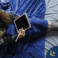 thumbnail image 3 of Cobija King, Frazada Ultra Suave, 100% Microfibra de Poliéster Premium (Azul Rey) Laila Comfort., 3 of 8