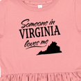 thumbnail image 4 of Inktastic Someone in Virginia Loves Me Girls Toddler Dress, 4 of 5