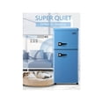 thumbnail image 3 of 3.5Cu.Ft Compact Refrigerator Mini Fridge with Freezer, Small Refrigerator with 2 Door, 7 Level Thermostat Removable Shelves for Kitchen, Dorm, Apartm, 3 of 4
