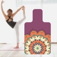 thumbnail image 6 of Pilates Mat Pilates Reformer Mat Suede Rubber Pilates Reformer Machine Towel Pilates Reformer Pad Pilates Reformer Cover for Gym, Beginners Dark Pink, 6 of 8