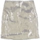 thumbnail image 1 of bar III Falda Midi de Lentejuelas para Mujer, Metálica, Pequeña, 1 of 2
