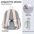 thumbnail image 5 of Cute Shiba Inu Backpack for School,Cute School Bag,Schoolbag with Adjustable Shoulder Straps & Padded Back,13.4"x11"x4.7", 5 of 6