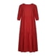 thumbnail image 5 of Vestidos Para Mujer Midi Vestidos Moda Cuello Redondo Bolsillos Sueltos Manga Corta Sólido Media Pantorrilla Vestido Largo Odeerbi  ODB153939, 5 of 9