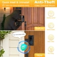 thumbnail image 5 of Nuevo soporte antirrobo para timbre de puerta con vídeo parpadeante para seguridad del hogar, sin taladro, sin bloqueo del Sensor de timbre, 5 of 5