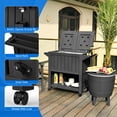 thumbnail image 3 of Dextrus 85 Quart Rolling Cooler Cart, Portable Patio Cooler on Wheels, Outdoor, Polypropylene resin, 3 of 5