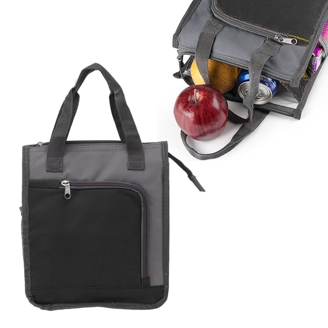 Bolsa Refrigerada Aislada Con Asa Impermeable, Bolsa De Comestibles Reutilizable Aislada Para Trabajo, Viajes, Streerismo, Entrega De Alimentos