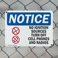 thumbnail image 5 of (2 Pack) No Ignition Sources Turn Off OSHA Notice Sign 24 Inch X 18 Inch Plastic Sign, Weather Resistant, UV Protected for Workplace, Business, and Construction Site, Made in the USA, 5 of 8