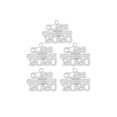thumbnail image 2 of Student Graduation Souvenir 5pcs Graduation Hanging Pendant Creative Class 2020 Graduation Decor Pendant Souvenir Gift for Student Graduate Friend (White), 2 of 6