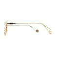 thumbnail image 3 of Large Rhinestone Show Sign Expose Lens Cat Eye Sunglasses Gold Yellow, 3 of 4
