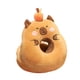 thumbnail image 5 of Almohada para la siesta, muñeco de peluche de carpincho, ligero, práctico, portátil, suave, para el aula. Ojos entrecerrados, 5 of 9